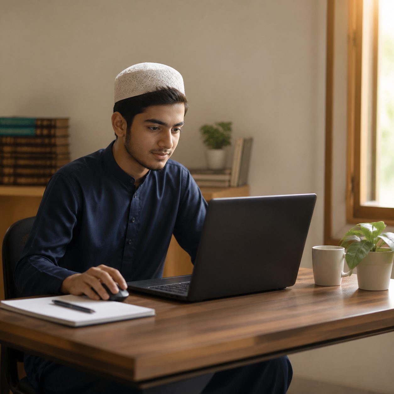 UBK student working